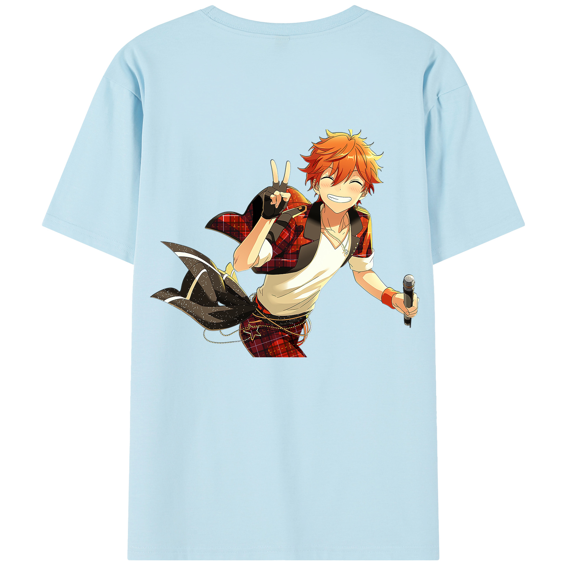 （画像用） あんさんぶるスターズ! Ensemble Stars 綿100％半袖Tシャツ（背面プリント）